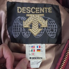 Vintage Descente Womens Ski Suit US 12 One Piece Iridescent Burgundy Ski Snow