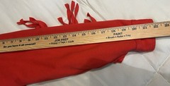 Vintage Cedars Red Fringe Western Jacket Womens Med Southwest Beaded Trim Hippie