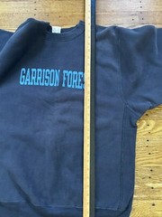 80s Champion Reverse Weave Garrison Forest School Crew Neck.large /gussets