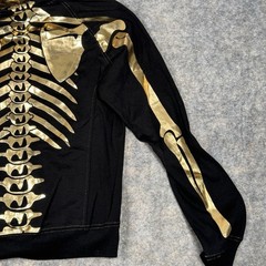 Y2K NWT Womens Pepe Jeans Bones Zip Up Jacket Size XXL NOS Streetwear Skull
