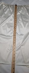 VANITY FAIR Classic Half Slip Skirt Women’s 2XL Off White 27″ HIGH BACK SLIT