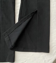 Vintage,”R WEAR RAMPAGE”, Woman Size 3,Black, SLIT-FRONT Pants, Spandex Blend