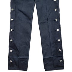 Lawman Western Jeans Womens 9 Black Studded Side High Rise Vintage Denim Cowgirl