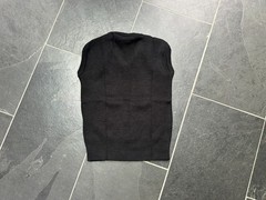 Vintage 1970s Black Brown White Diamond V Neck Sweater Vest Allison’s Closet