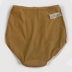 Vintage Cupid Control Brief Panties 2506 Underwear Beige Size Medium