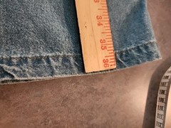 Liz Wear Vtg. Long Denim Skirt, Size 12, Button Front, Belt Loops, Med Wash