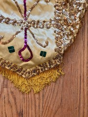 1930’s Burlesque Showgirl Sequined Hot Pants With Fringe