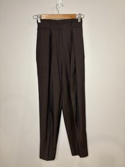 VTG 80s Gianni Versace Brown Trousers Made in Italy IT 38 US 00 24″ Waist
