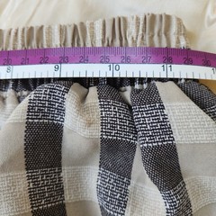 The Limited Gingham Wide Leg Pants Size S 90s High-Waisted Elastic Waist NWOT