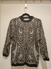 80’s Leopard Print Pullover Size 10