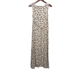 Vintage All That Jazz Size 11/12 Medium Floral Sheath Dress Sleeveless Cottage