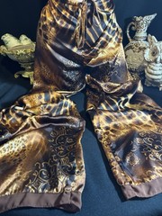 Vtg Satin Soft Shiny Nightie Pants PJ Lounge Sleep Wear Shiny GOld Lingerie 2X