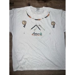 vintage 1990s unisex t-shirt features a distinctive Native American-inspired Tee