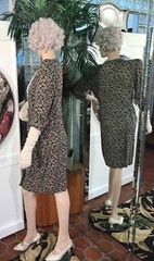 VTG 90s Floral Dress Button down Size 8 Petite Secretary Geek Cottage core
