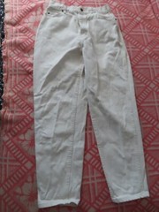 vintage lee union made jeans white 14 Medium 30.5×30 (28×28.5)