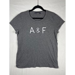 vintage Y2K abercrombie & fitch embroidered logo baby tee M preppy mcbling mall