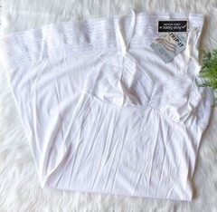 Vintage Philmaid Lingerie Dress White Full Slip Lace Length Control Strip It 36