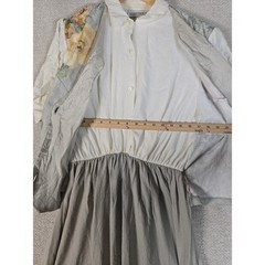 Vintage Special Thyme Ltd 2-in-1 Dress w/ Attached Floral Vest Size 18W Made USA