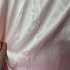 Christian Dior Miss Dior VTG Pink Satin Nightgown Embroidered Lace O/S Coquette