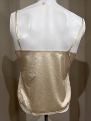 Vintage Sears Isn’t It Divine Beige Camisole Cami Lace Lingerie Size 36