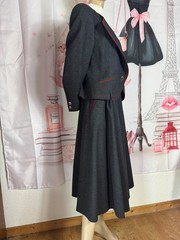 RESI HAMMERER Vintage Costume 36 38 40 Virgin Wool Designer Loden Couture 90s