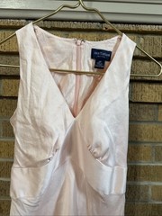 VTG Y2K Ann Taylor Babydoll Dress Sz 0P 100% Silk Coquette Event Cocktail Delica