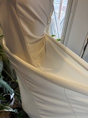 VTG SILKY SATIN SHINY NYLON SPANDEX FULL 80S NIGHTGOWN SCARCE