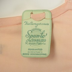 Medium 1930s Teddy Pink Step-in Vintage Slip Lingerie Boudoir Deadstock Knit