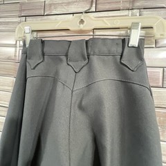 Vintage 60s Panhandle Slim women 23x26x10 slacks Dark Gray Wide Leg high waisted
