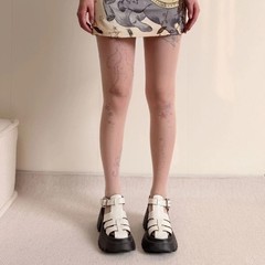 Y2K Invisible Tattoo Stockings Childishness Silk Stockings Cosplay
