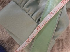 Vintage Dress BLOUSE &SKIRT with Belt Beautiful Turquoise Color See Measurements