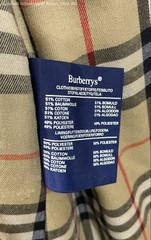 Vintage 90s Burberrys Women’s Tan Nova Check Lining Car Coat Sz 8 COA