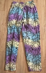 Vtg 80s 90s Hip Hop Graffiti Muscle Baggy Hammer Pants