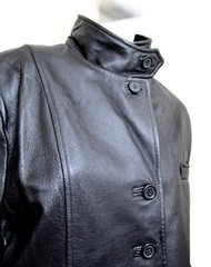 Vintage 80s 90s Spiegal Together Blazer Bomber Leather Jacket M L 42.5