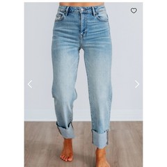 Women’s Hidden Ella Vintage High Rise Wide Straight Leg Jeans