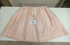 VINTAGE PINK SILK MIDI DRESS “MISCIÀ”
