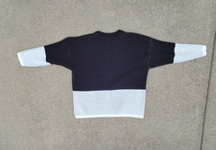Vtg 90s Marc Chemtob Renaissance Knitwear Metallic Gold Wildcat Sweater XL USA