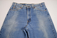 VTG Levis 550 Jeans 34 x 30 90s Relaxed Joker Fade Straight Leg Made USA c.1997