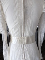 Vtg 70’s Country Elegance California Size 10 Wedding Dress Ivory Lace