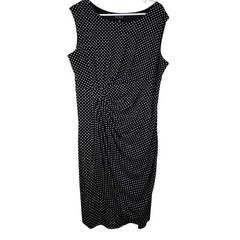 Enfocus Women 16W Polka Dot Dress Office Retro Pin Up Teacher Cocktail