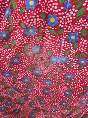 Vintage Dress Lot of 2 Used 1 Hand made Cotton Floral Print 60s 70s