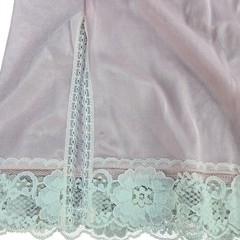Private Treasures by Avon Pink Vintage 1960s Lace Edge Skirt Slip MINT