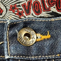 Vintage Volcom Stone Age Jeans 5 Y2K Skater Girl Made in the USA Rare Pink Tag