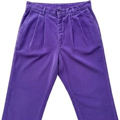 Pants Levis Corduroy Vintage Purple Pleated Tapered Size 12 Made in USA Bottoms
