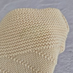 Vintage Norma Della Legge Wool Cardigan Sweater Cream Button Front Size Medium
