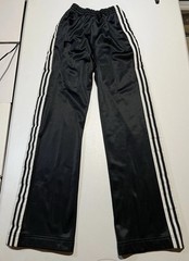 vtg USA MADE Adidas ATP Keyrolan Black S Track Pants Sweatpants Baggy Wide Leg