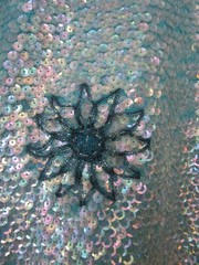 14 Beaded Sequin Vintage Sleeveless Shell Boxy 1960s Metal Zip Flapper Mermaid