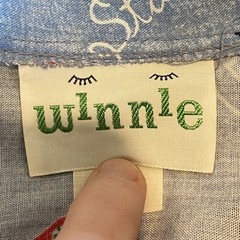 Vintage 70’s Winnie Womens Smocked Cottage Core All Over Print Blouse 15 / 16