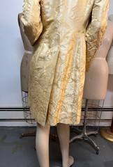 NWT J Peterman Life at Chenonceaux Silk Damask Cutaway Jacket Bust 36-38 $335.00