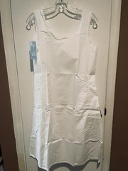 Vintage Dixie Belle Nightgown Slip Womens 36 S White Lace Cotton Lightweight USA